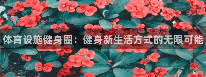 意昂5(KGAME)体育开户：体育设施健身圈：健身新生活方式