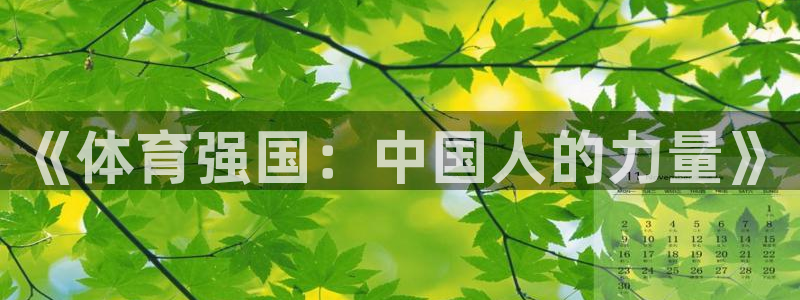 必一运动体育：《体育强国：中国人的力量》